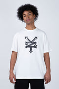 Polera Manga Corta Crackerstroke Beige