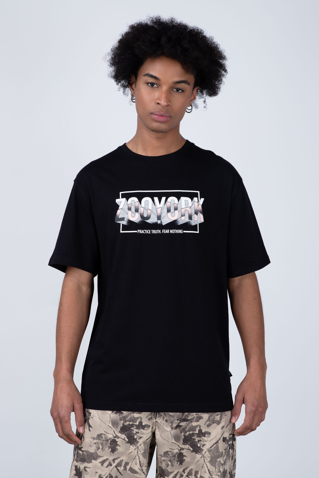 Polera Manga Corta Clashlimited Negro