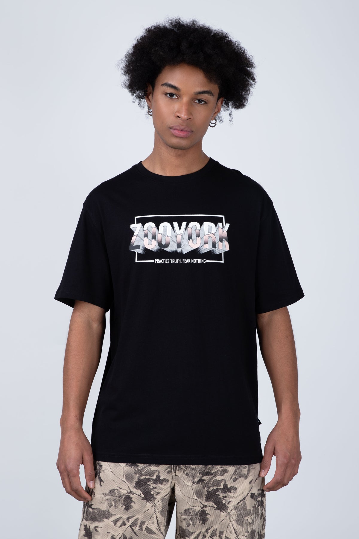 Polera Manga Corta Clashlimited Negro