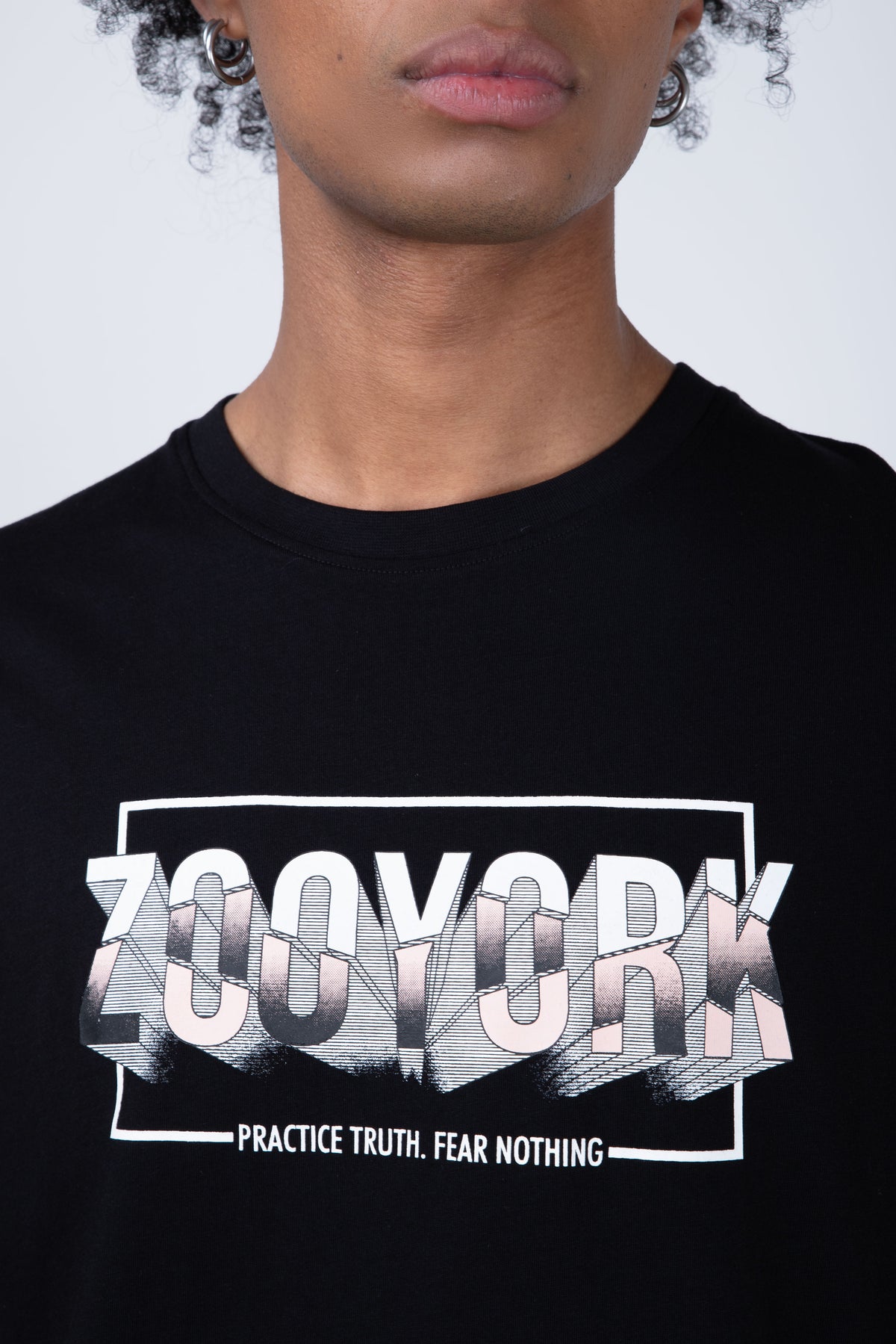 Polera Manga Corta Clashlimited Negro