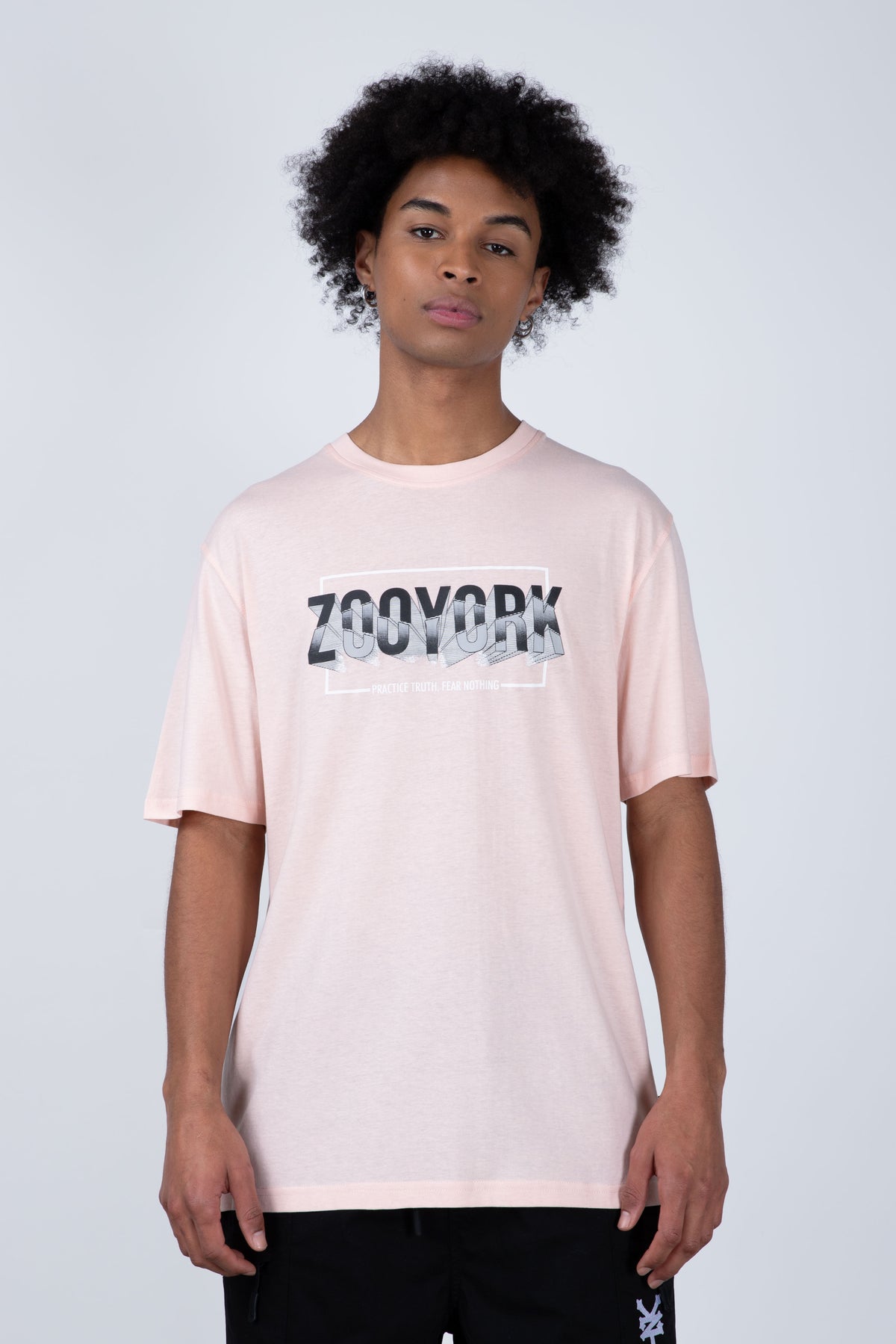 Polera Manga Corta Clashlimited Rosado Nectar