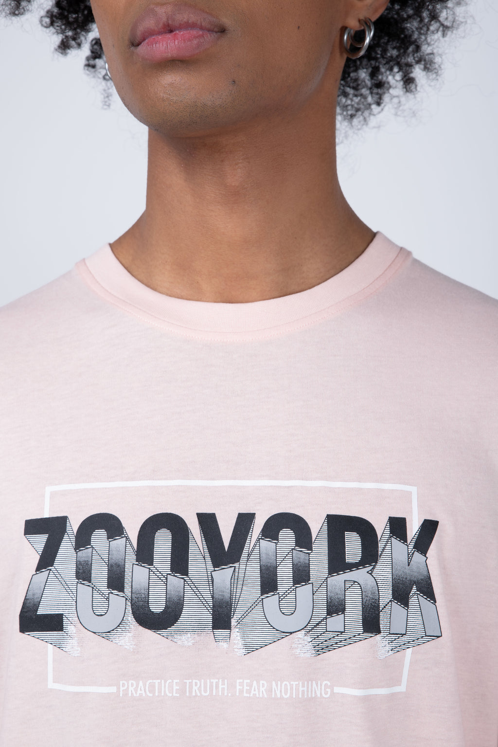 Polera Manga Corta Clashlimited Rosado Nectar