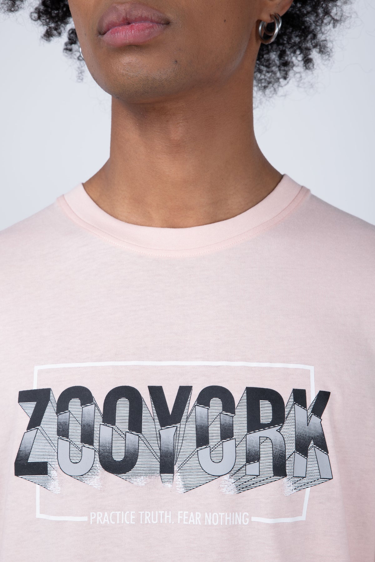Polera Manga Corta Clashlimited Rosado Nectar