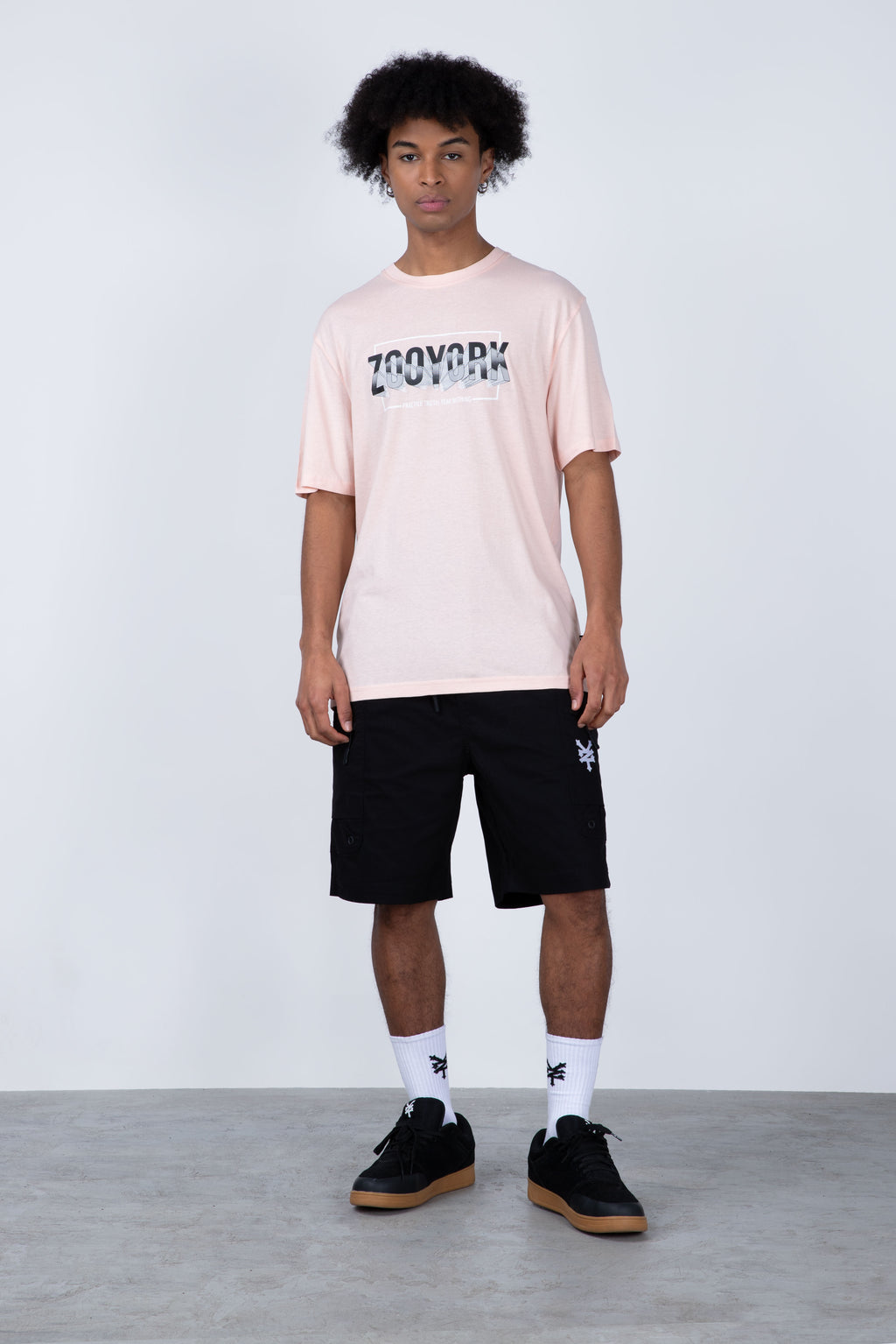 Polera Manga Corta Clashlimited Rosado Nectar