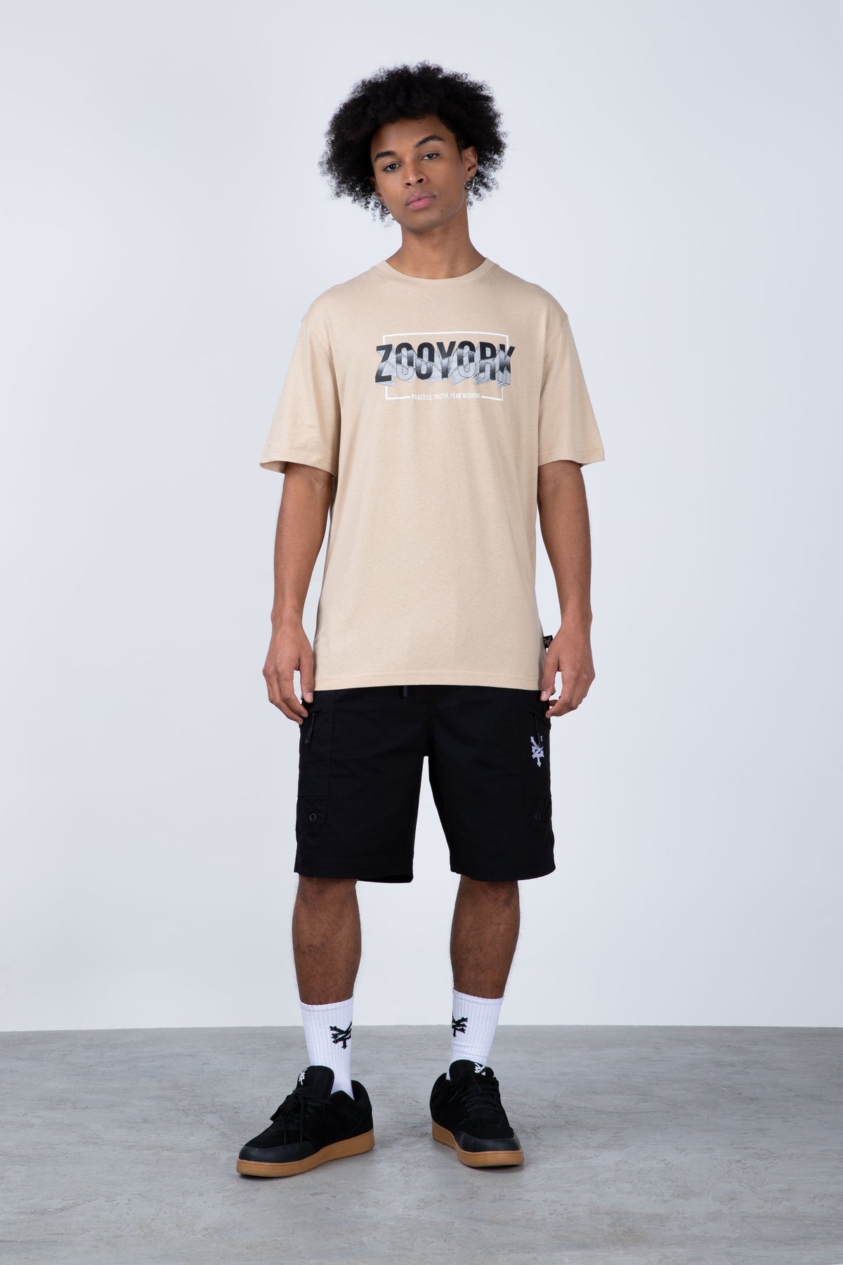 Polera Manga Corta Clashlimited Café
