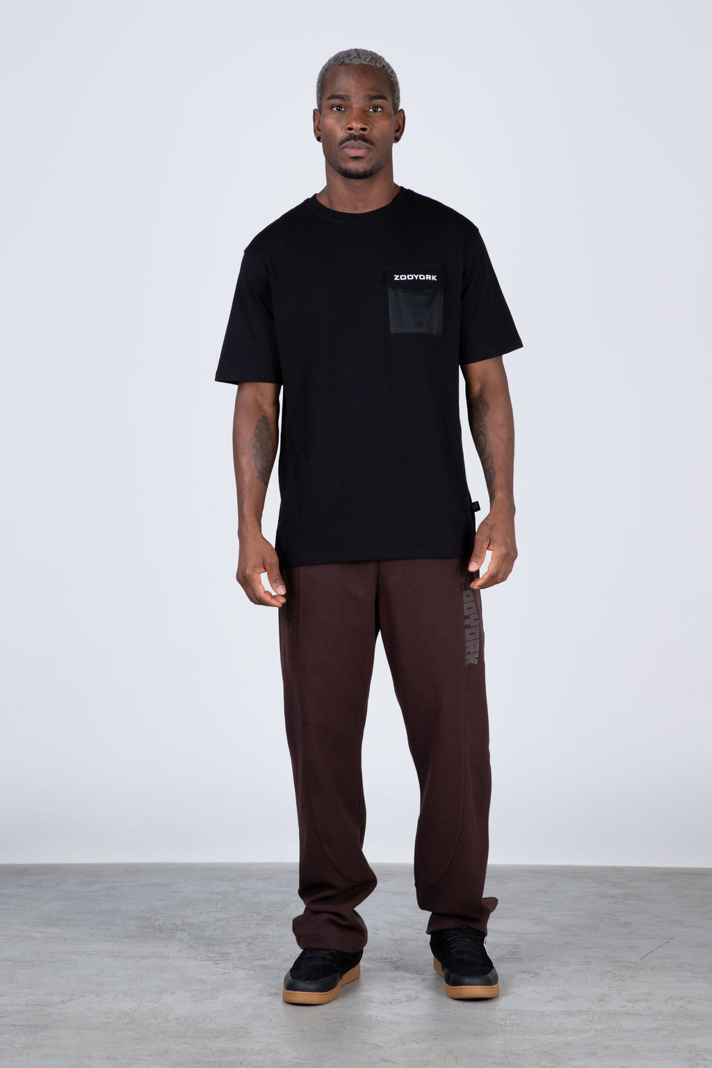 Polera Manga Corta Trek Negro