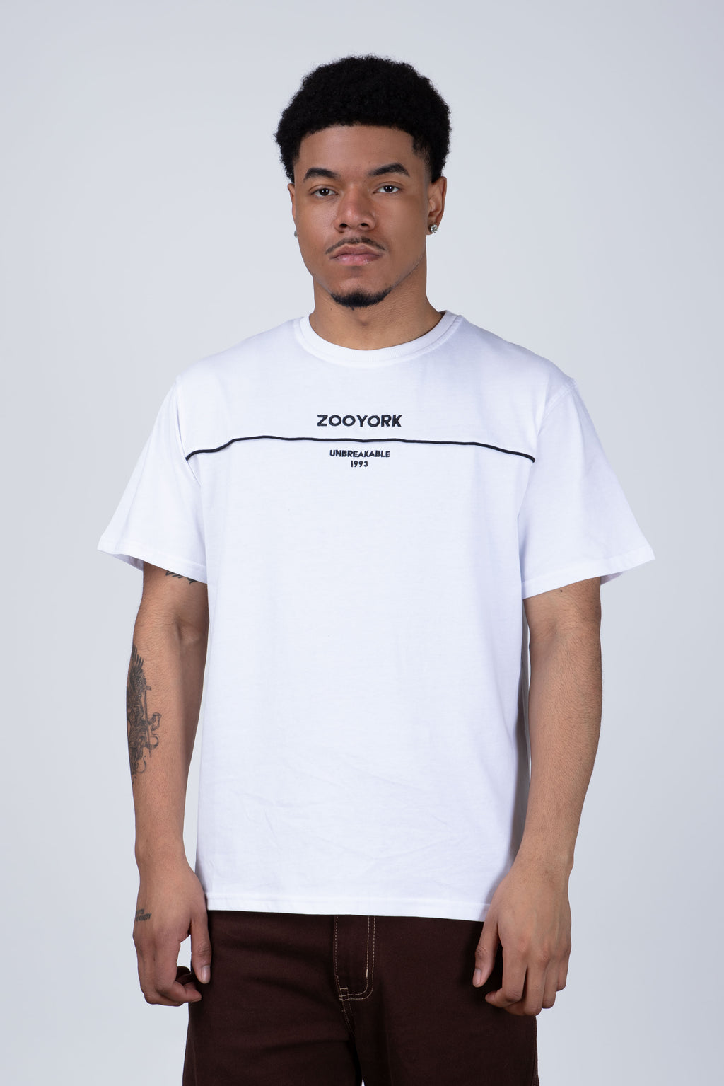 Polera Manga Corta Motivated Blanco
