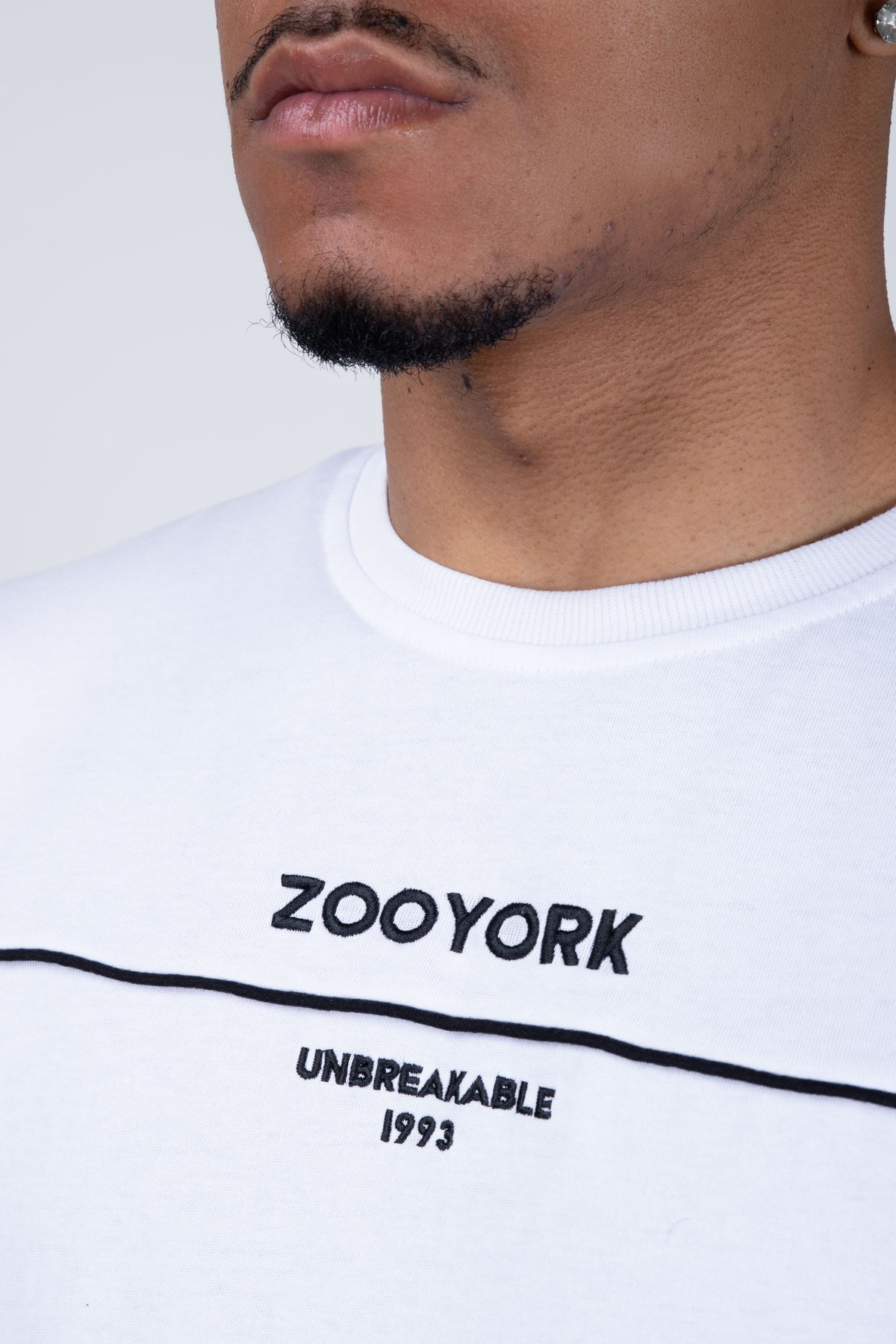 Polera Manga Corta Motivated Blanco