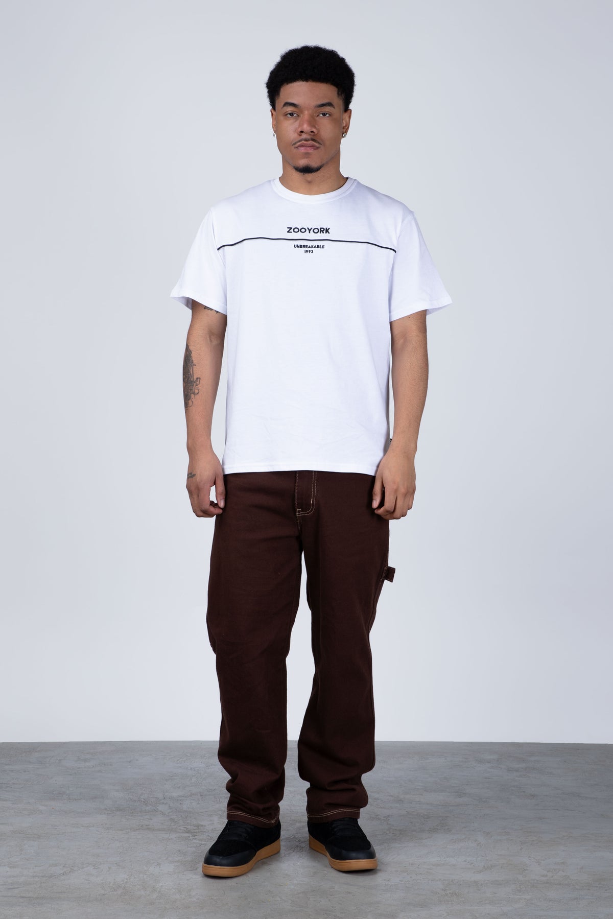 Polera Manga Corta Motivated Blanco