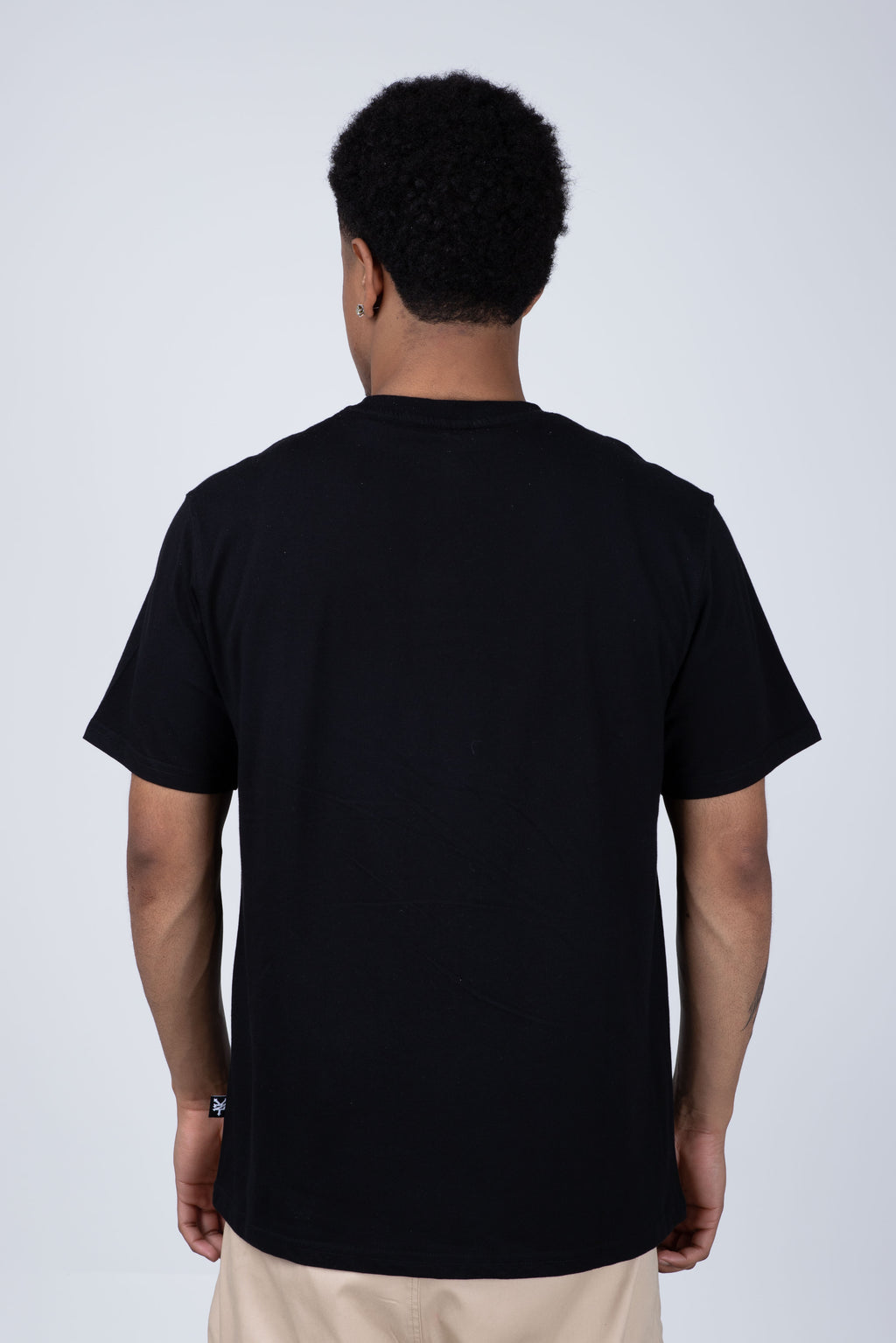 Polera Manga Corta Motivated Negro