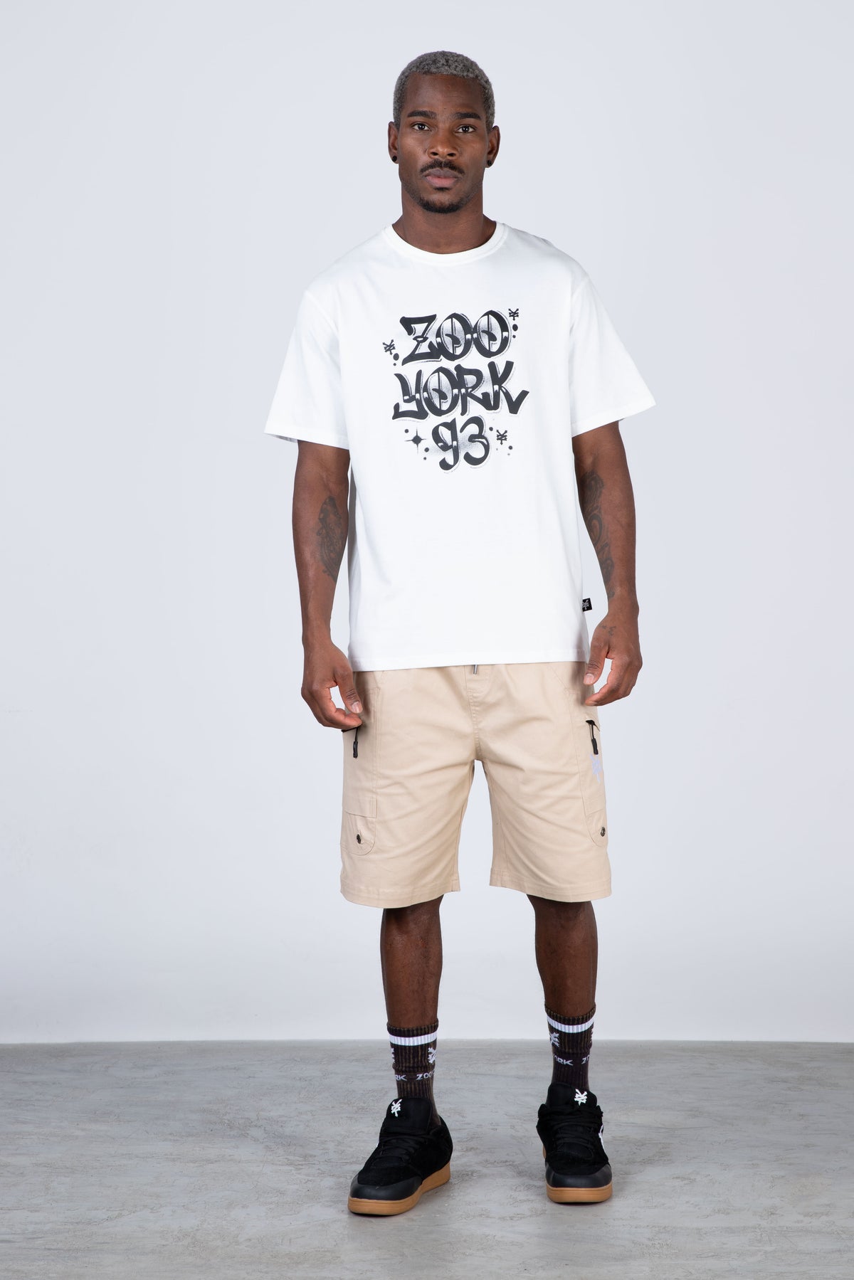 Polera Manga Corta Starflow Blanco