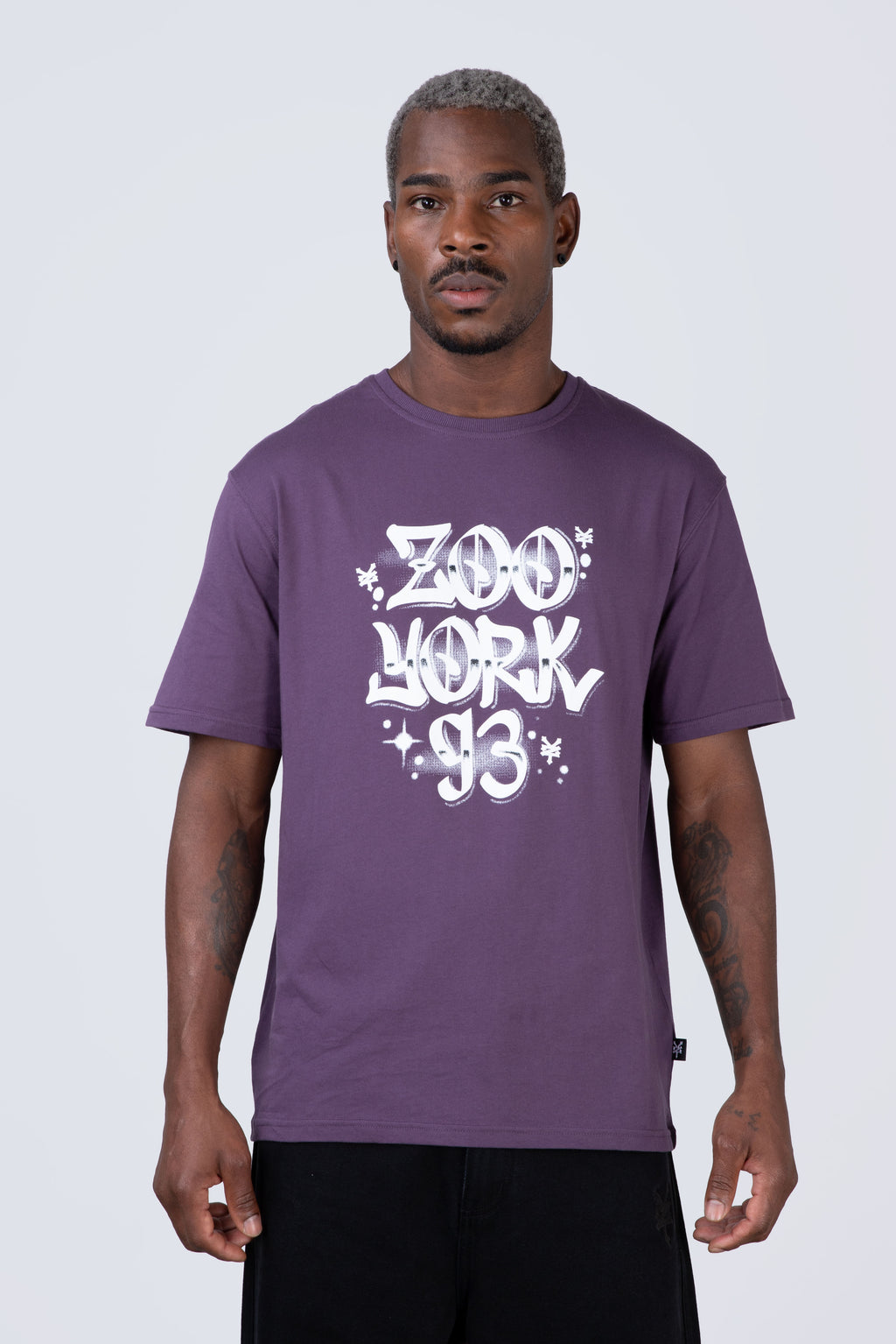 Polera Manga Corta Starflow Morado
