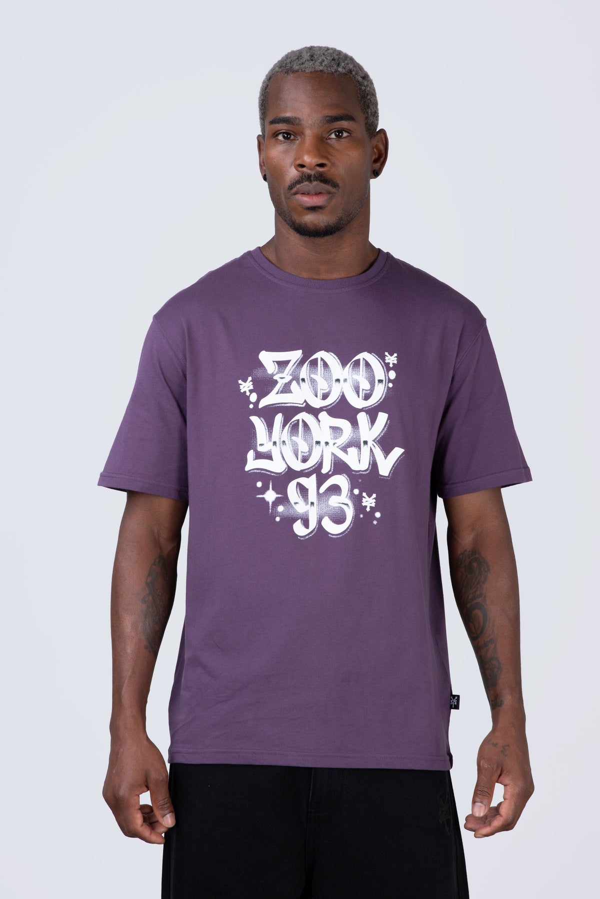 Polera Manga Corta Starflow Morado