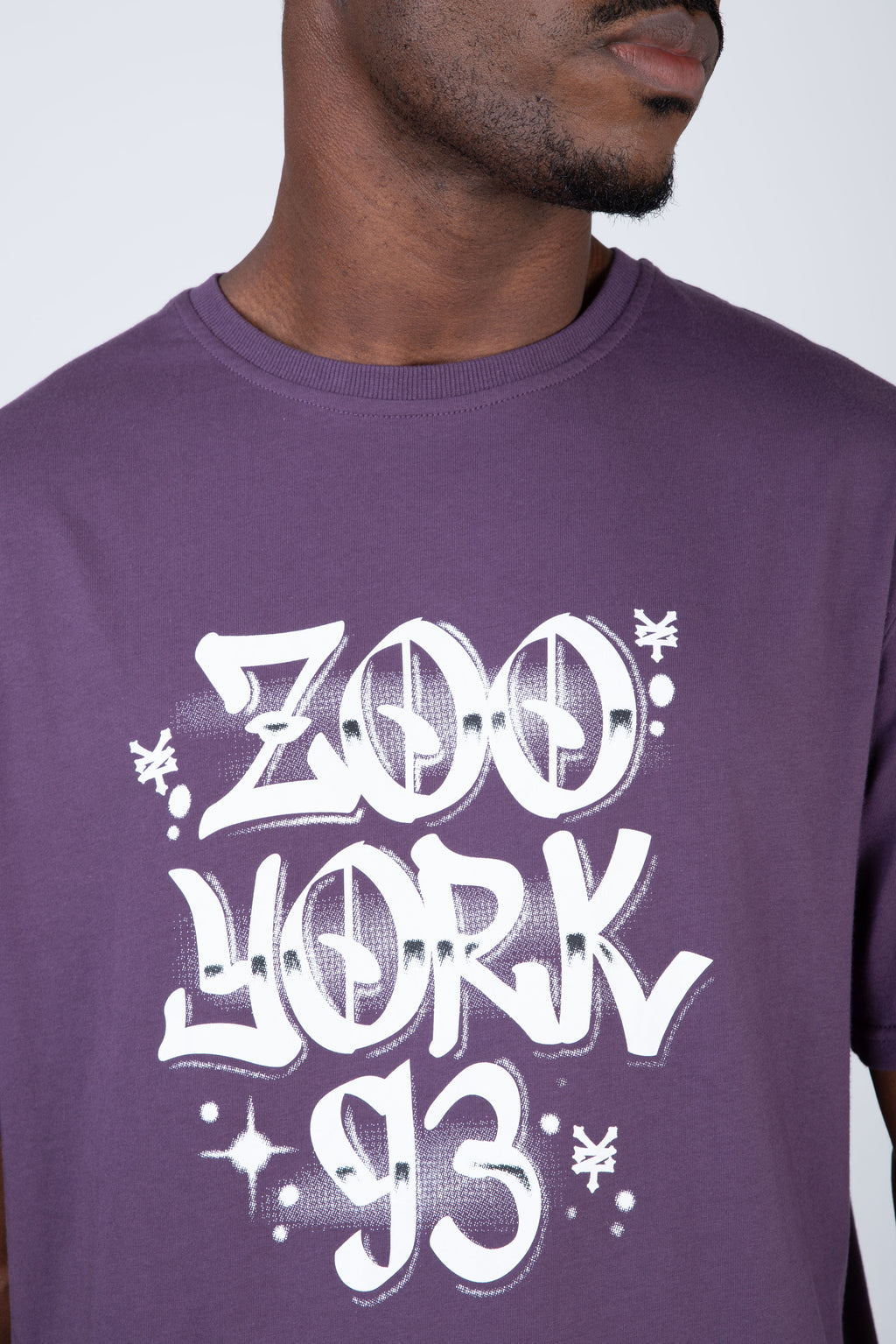 Polera Manga Corta Starflow Morado
