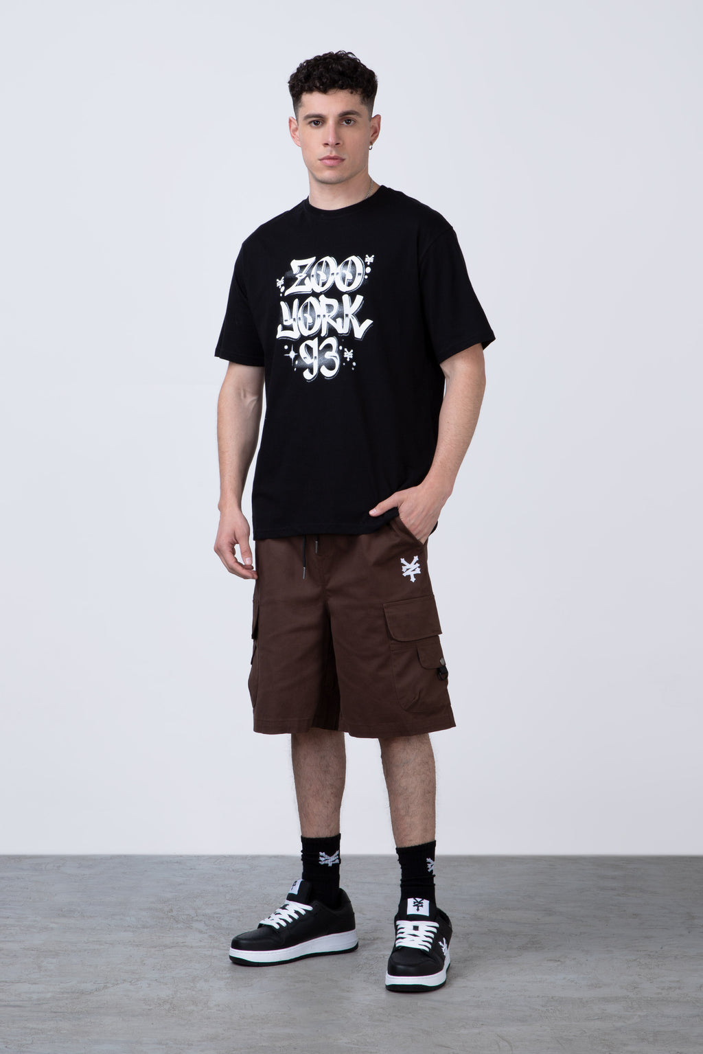Polera Manga Corta Starflow Negro