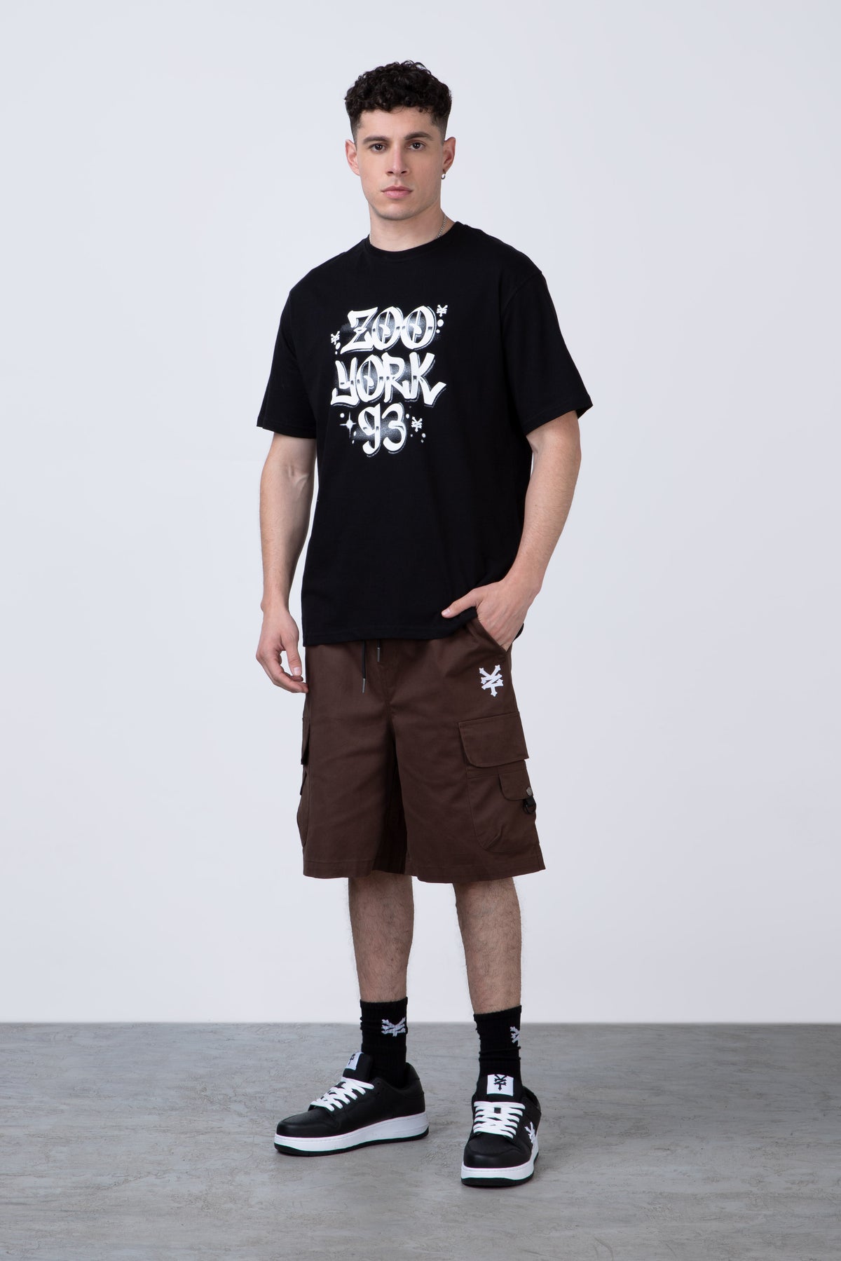 Polera Manga Corta Starflow Negro