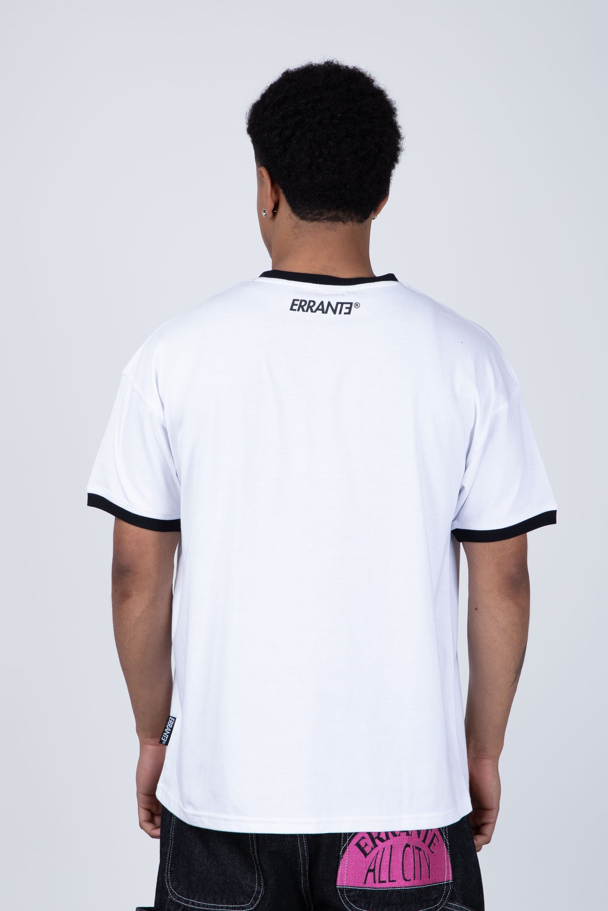 Polera Manga Corta Mentioned Blanco