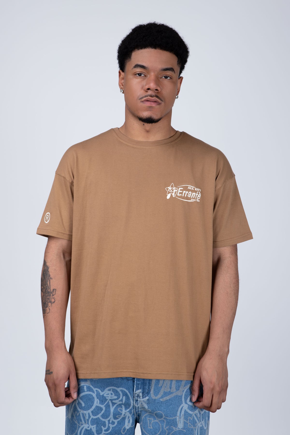 Polera Manga Corta Errantito Café
