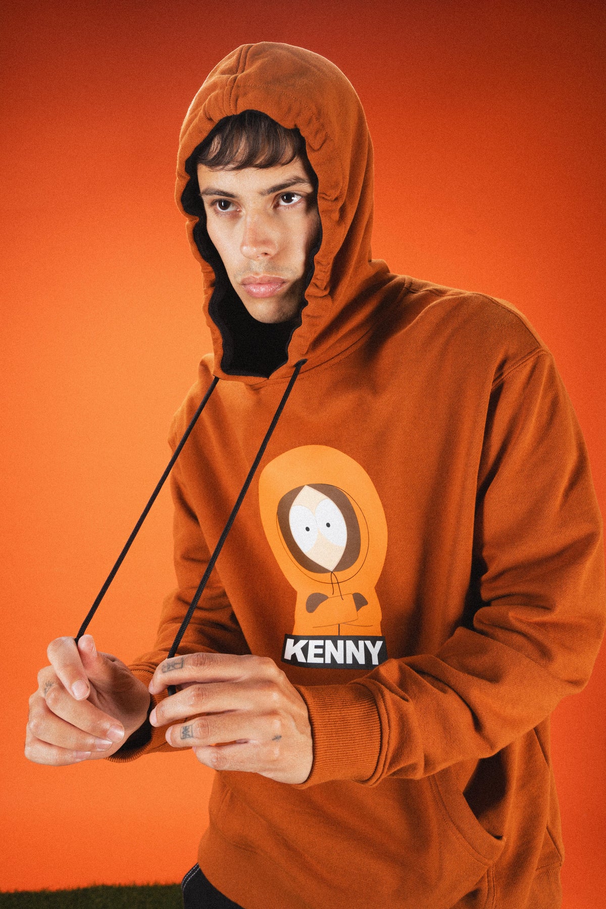Poleron Hood Kenny South Park Orange Icon Café Zoo York